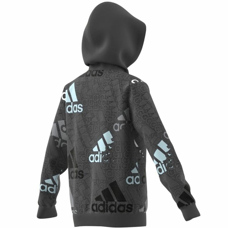 Sweat à capuche unisex Adidas Performance Gris foncé