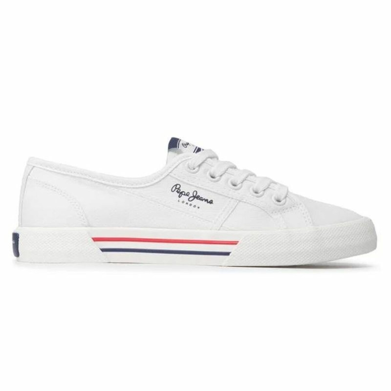 Chaussures de sport pour femme Pepe Jeans Brady Basic Blanc