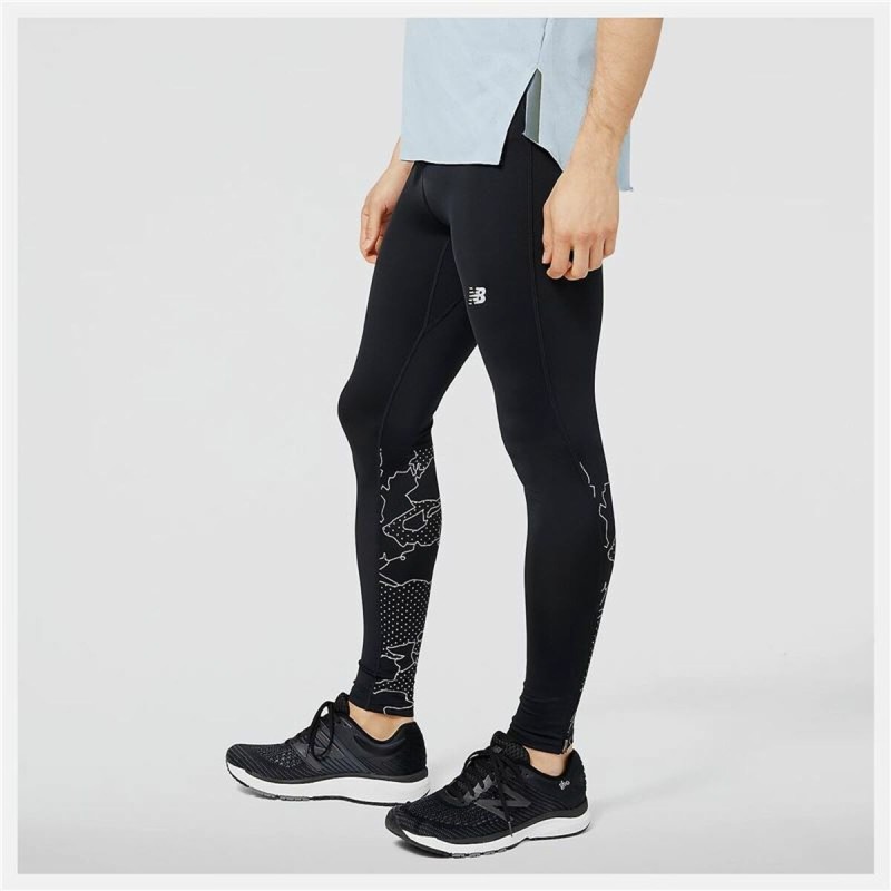 Leggings de sport pour homme New Balance Reflective Accelerate Noir