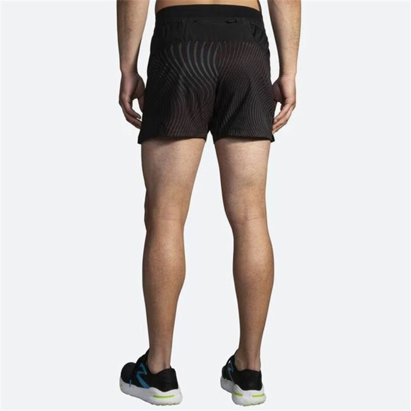 Short de Sport pour Homme Brooks Sherpa 5" Noir