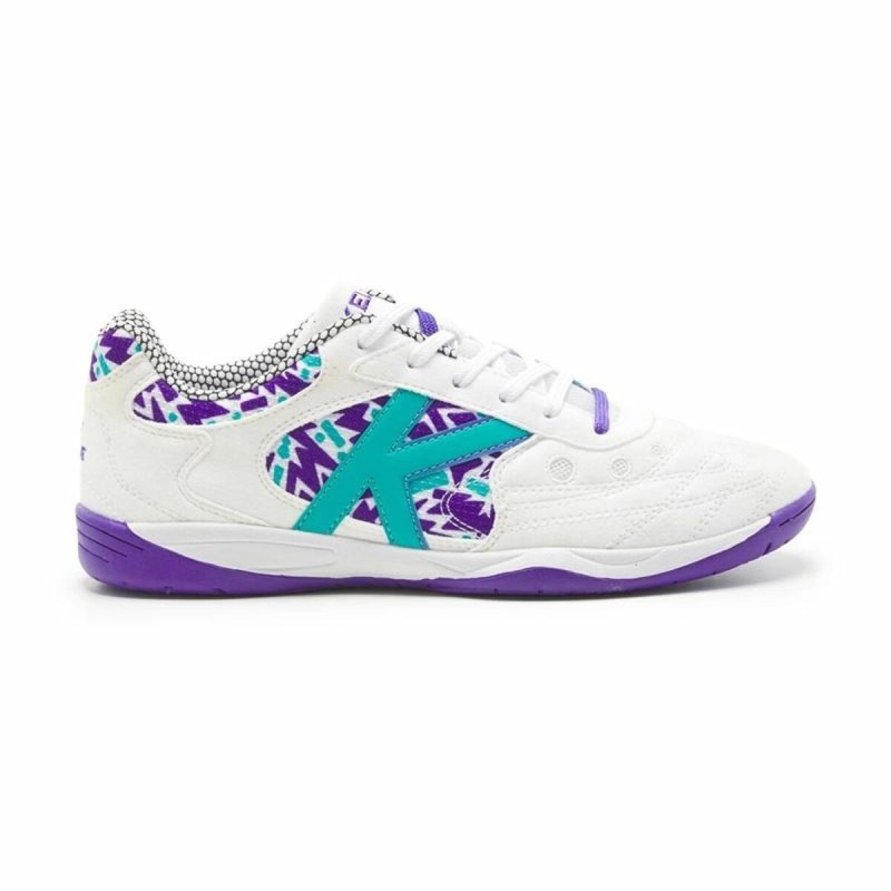 Chaussures de Futsal pour Adultes Kelme Indoor Copa Blanc Unisexe