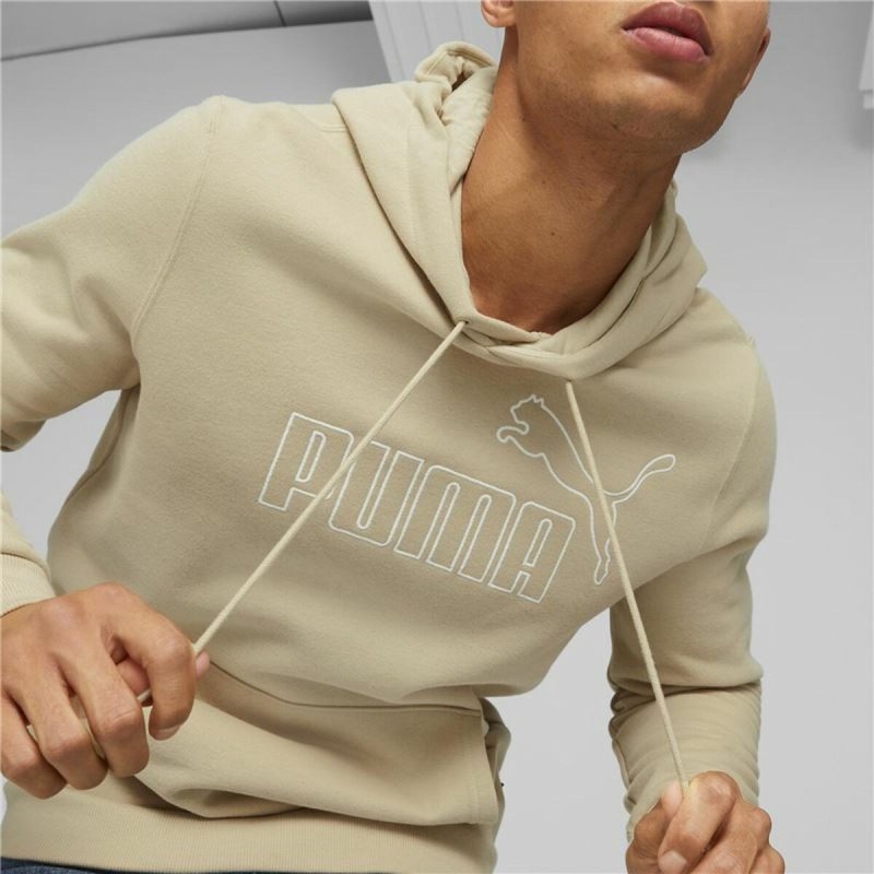 Sweat à capuche homme Puma Beige