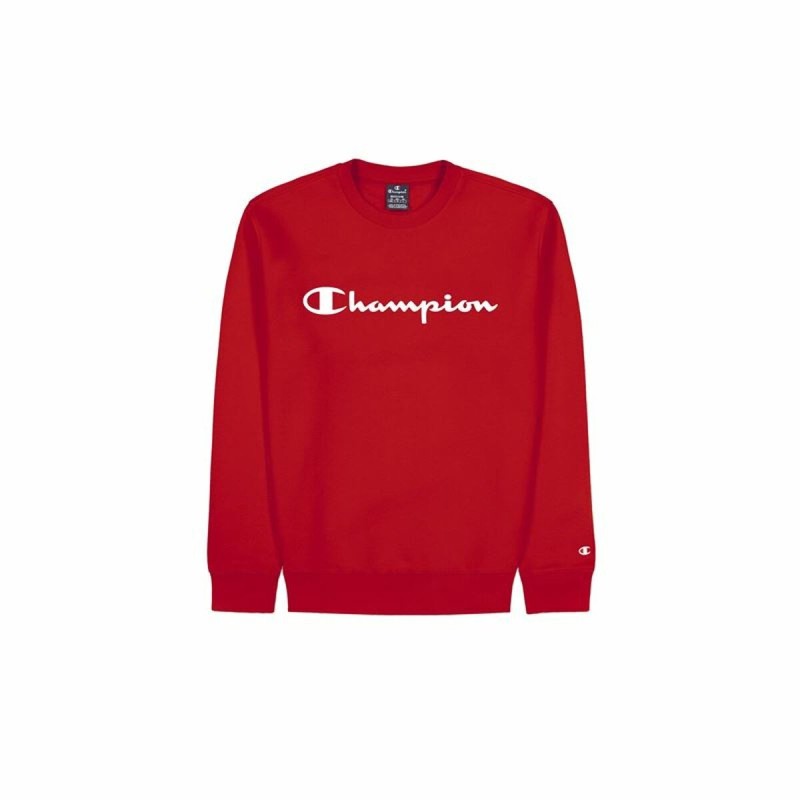 Sweat à capuche homme Champion Crewneck Blanc Rouge