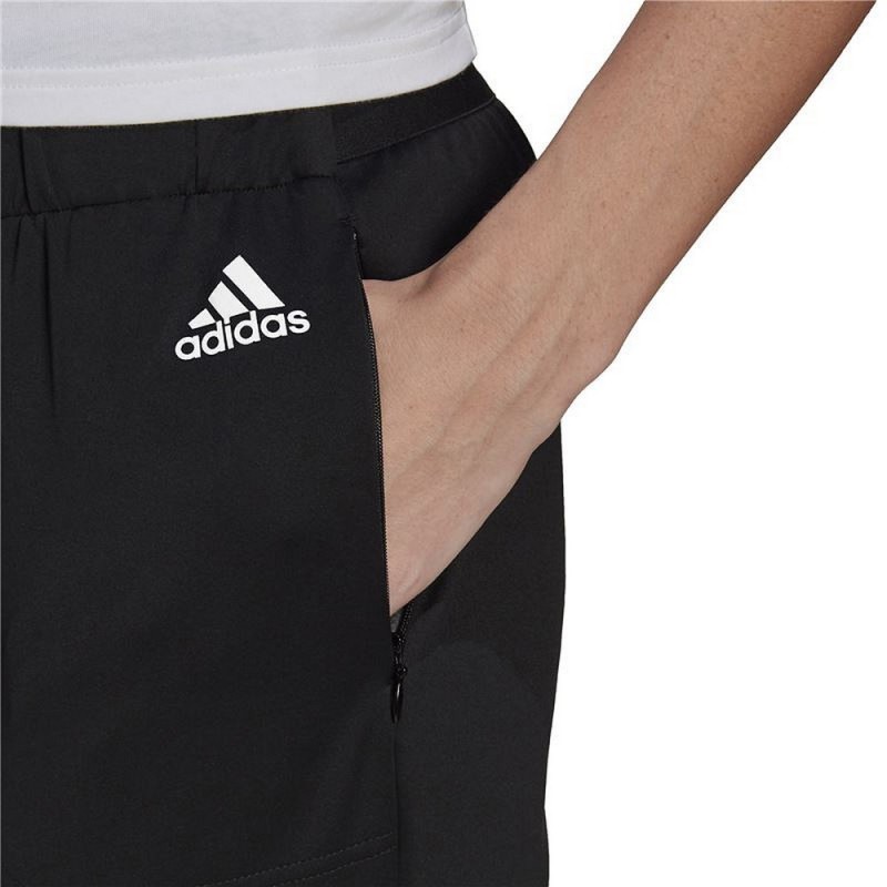 Pantalon de sport long Adidas Sportswear Versatile Femme Noir