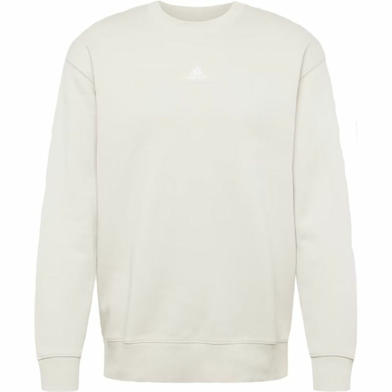 Sweat sans capuche homme Adidas FeelVivid Drop Shoulder Beige