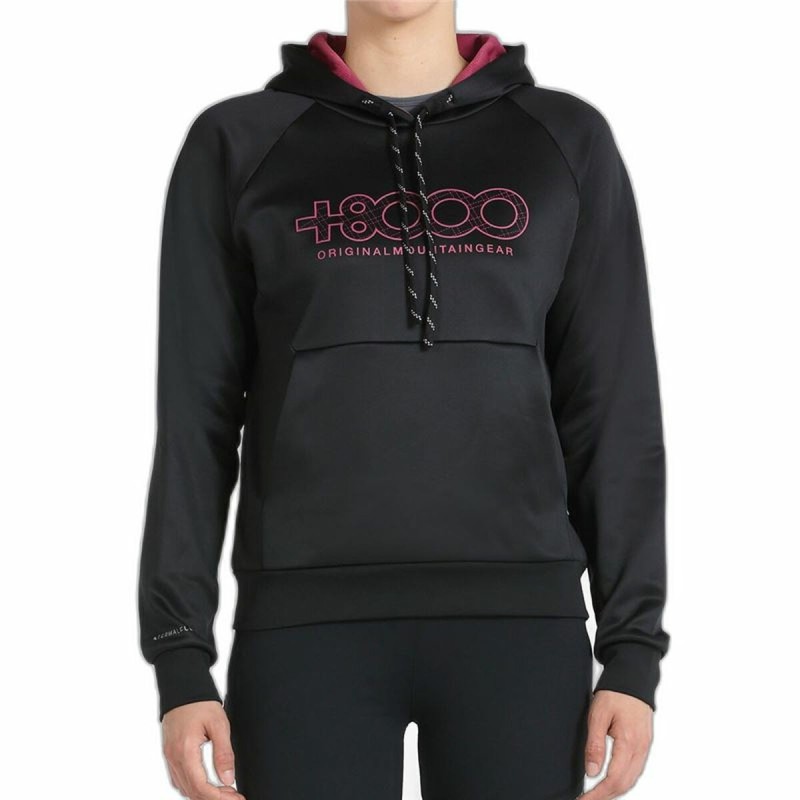 Sweat à capuche femme +8000 Liz Noir