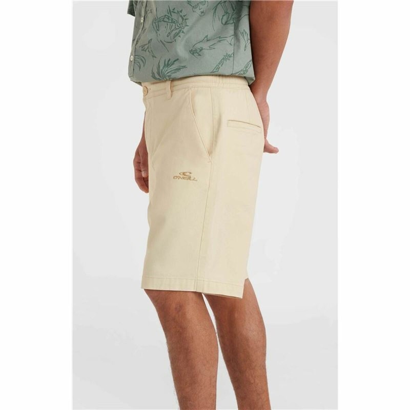 Short de Sport O'Neill Essentials Blanc Naturel