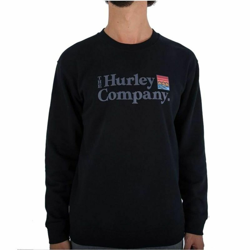 Sweat sans capuche homme Hurley Canyon Summer Noir