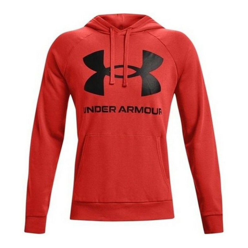 Sweat à capuche homme Under Armour Fleece Rival Rouge