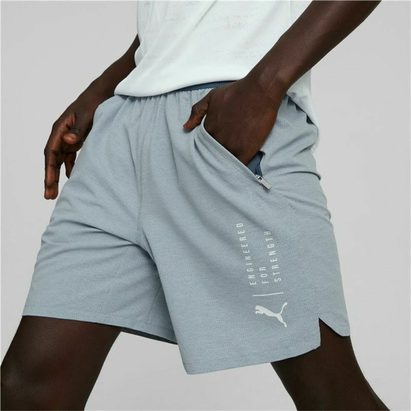 Short de Sport pour Homme Puma Train Ultraweave Gris