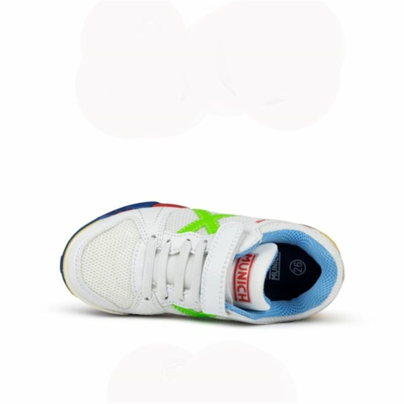 Chaussures de Futsal pour Enfants Munich One Kid 67 Blanc