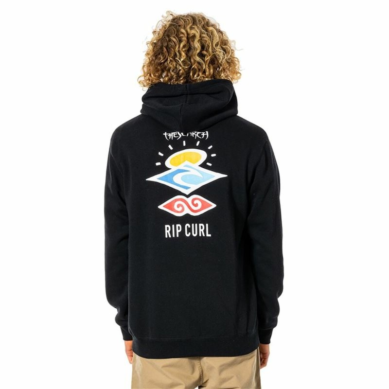 Sweat à capuche Rip Curl Search Icon Noir