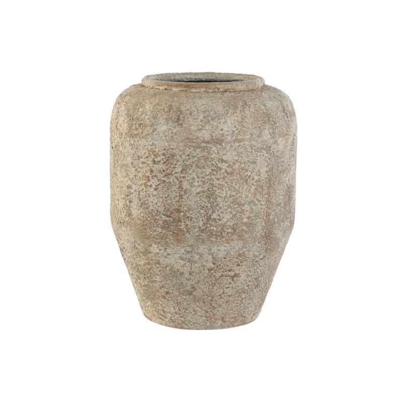 Vase Home ESPRIT Blanc Marron Métal 23