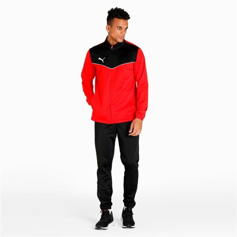 Survêtement pour Adultes Puma Individualrise Track Noir/Rouge