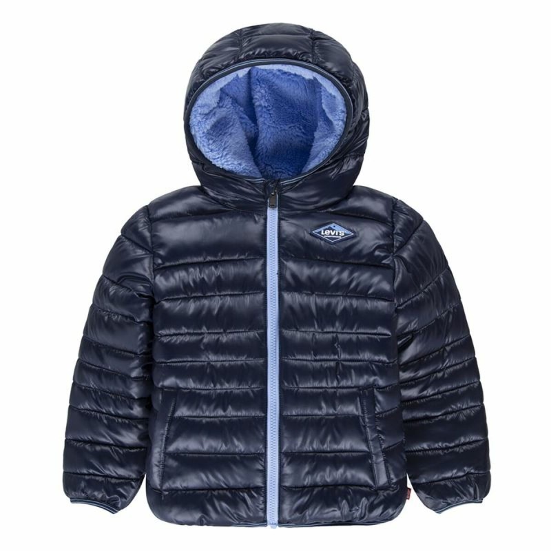 Veste de Sport pour Enfants Levi's Sherpa Lined Mdwt Puffer J Dress Bleu foncé