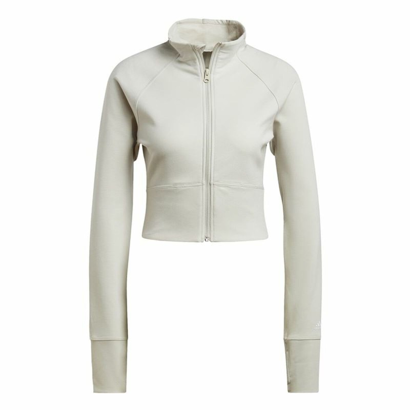 Veste de Sport pour Femme Adidas Aeroready Studio Beige