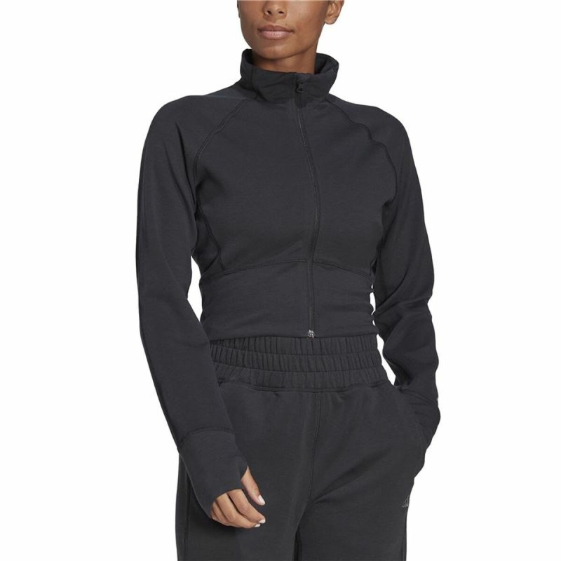 Veste de Sport pour Femme Adidas Aeroready Studio Noir