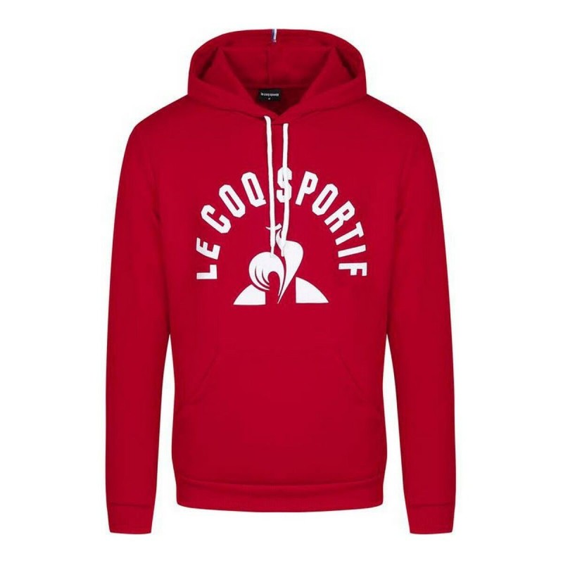 Sweat à capuche homme Le coq sportif Saison 2 Rouge