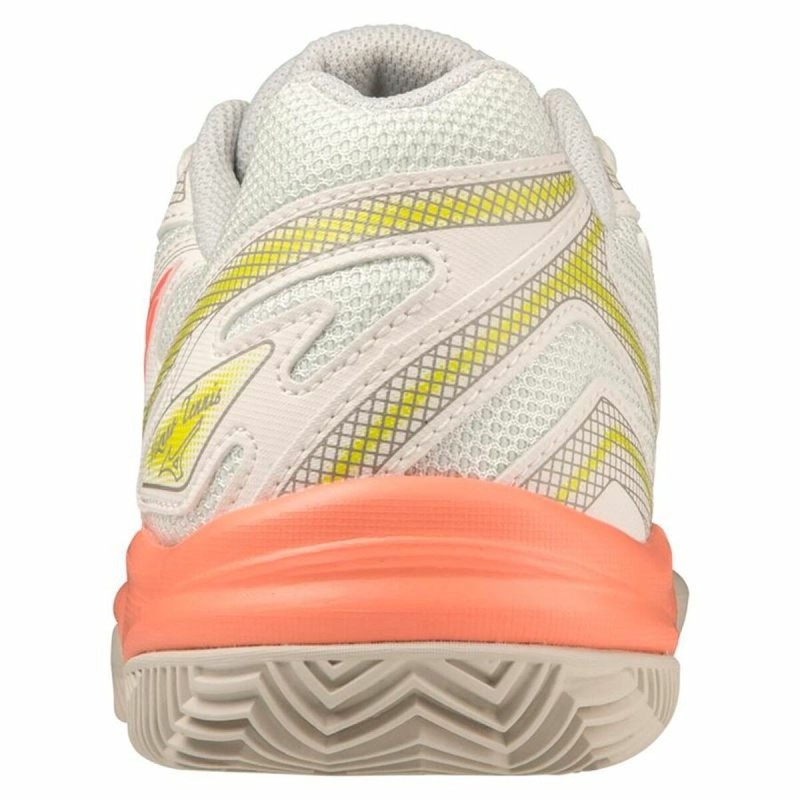 Chaussures de Padel pour Adultes Mizuno Break Shot 4 CC Blanc