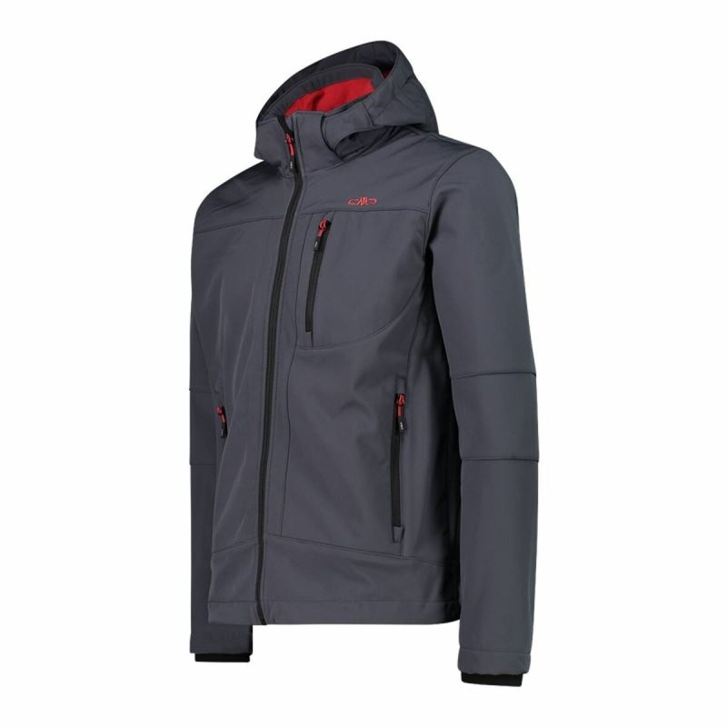 Veste de Sport pour Homme Campagnolo Softshell Melange Gris foncé