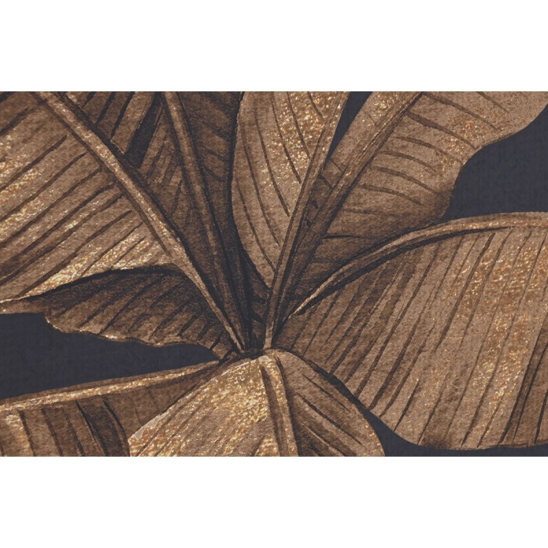 Cadre Home ESPRIT Noir Doré Palmiers Tropical 103 x 4,5 x 143 cm (2 Unités)