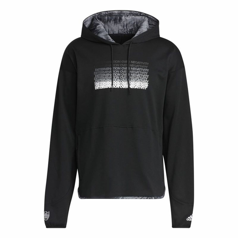 Sweat à capuche homme Adidas Donovan Mitchell Inno Noir