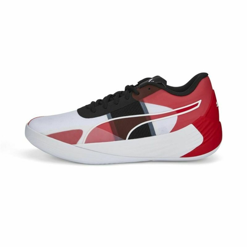 Chaussures de Basket-Ball pour Adultes Puma Fusion Nitro Team Blanc Homme