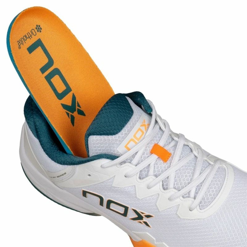 Chaussures de Running pour Adultes Nox ML10 Hexa Blanc Orange