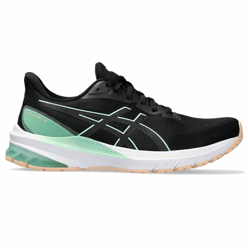 Chaussures de sport pour femme Asics GT-1000 Noir Menthe