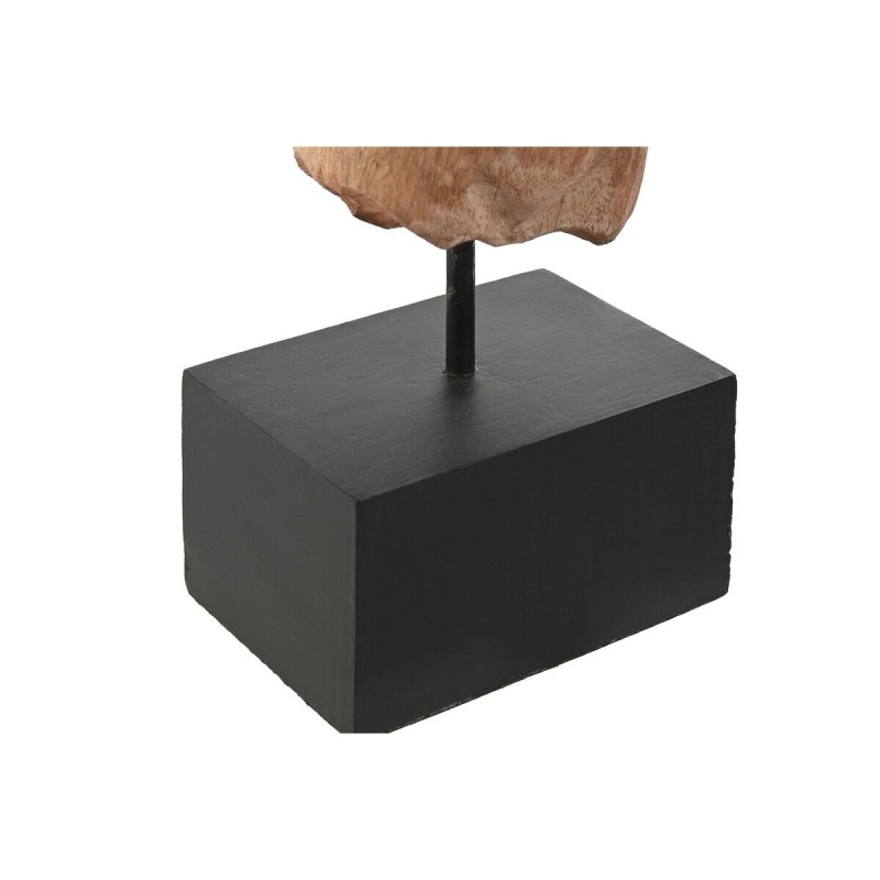 Figurine Décorative Home ESPRIT Marron Noir Femme Homme 13 x 9 x 40 cm (2 Unités)