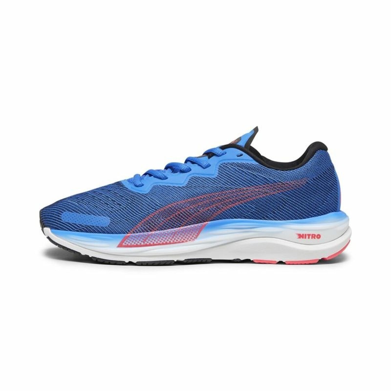 Chaussures de Running pour Adultes Puma Velocity Nitro 2 Bleu Homme