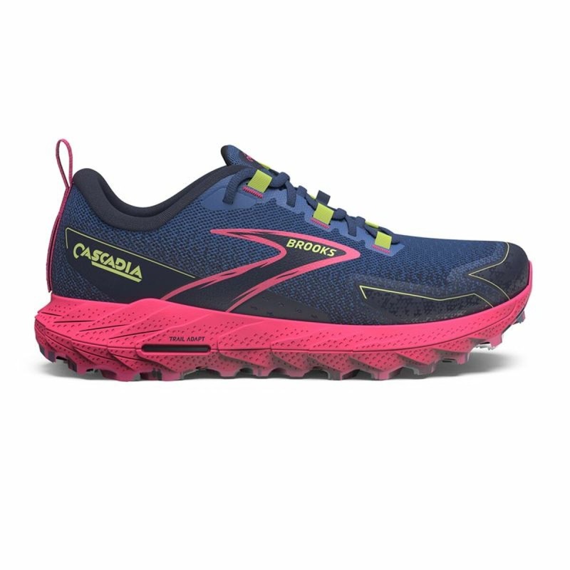 Chaussures de sport pour femme Brooks Cascadia 18 Bleu Gris Rose