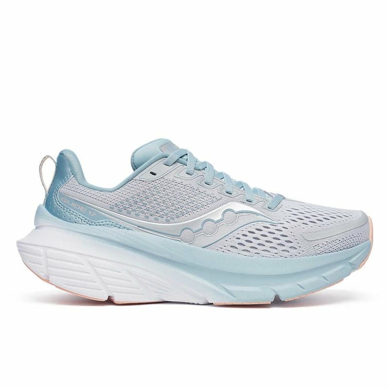 Chaussures de Running pour Adultes Saucony Guide 17 Bleu Gris