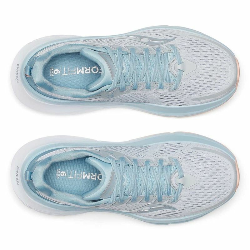 Chaussures de Running pour Adultes Saucony Guide 17 Bleu Gris