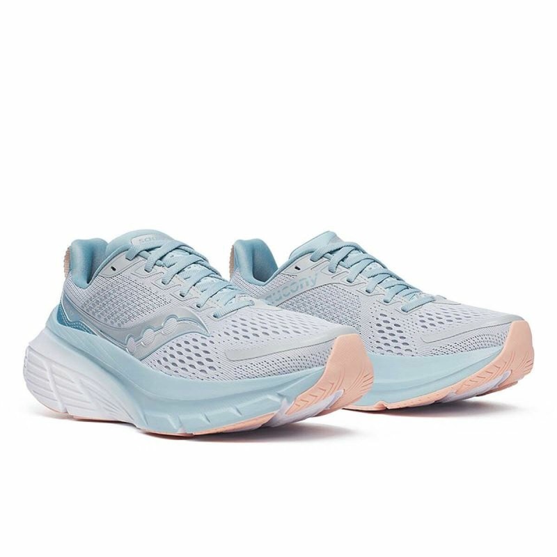 Chaussures de Running pour Adultes Saucony Guide 17 Bleu Gris