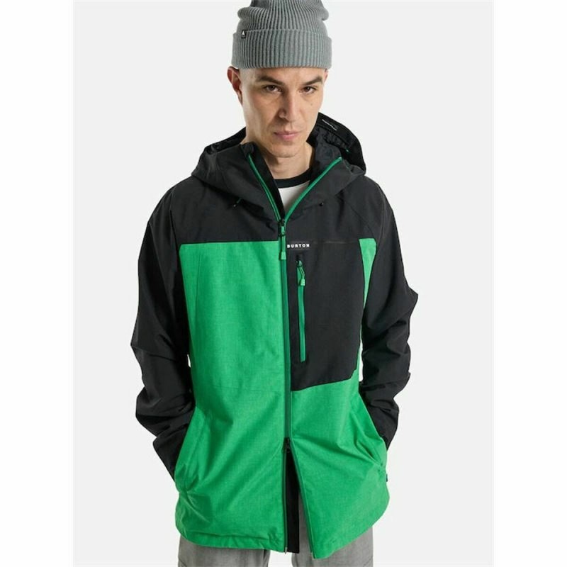 Anorak de ski Burton Lodgepole Vert Homme