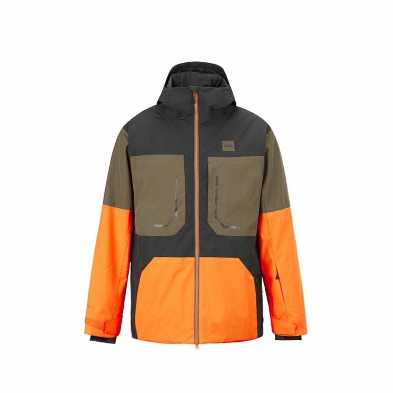 Anorak de ski Picture Elfyn Orange Homme