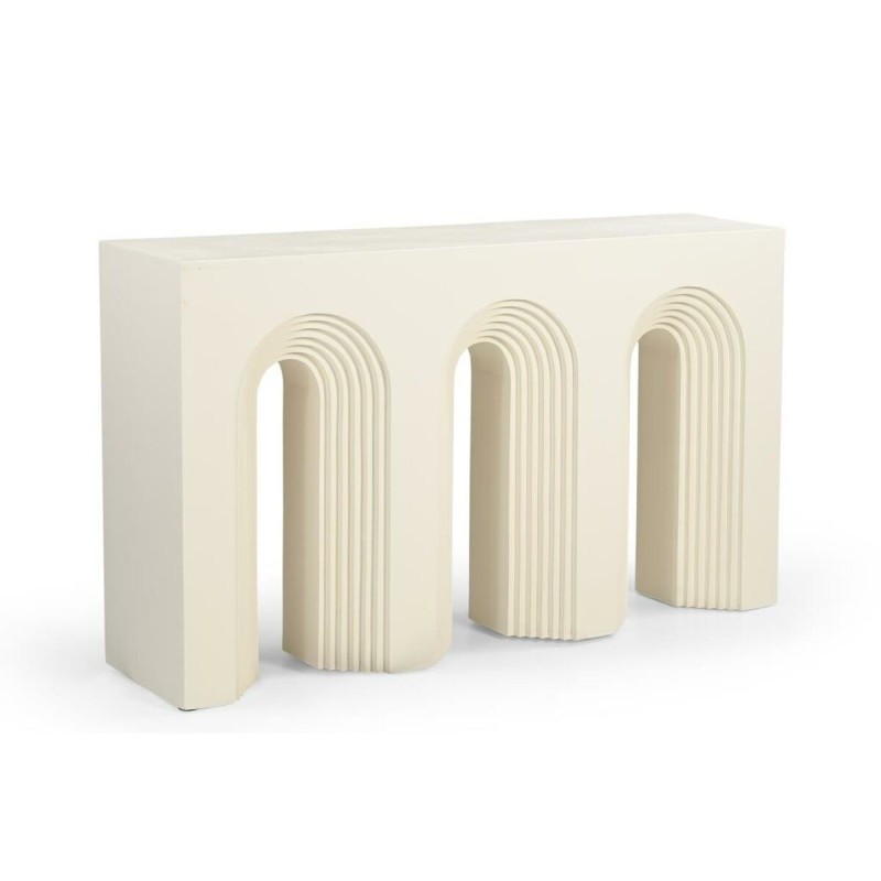 Console Home ESPRIT Blanc Bois de manguier 150 x 35 x 87 cm