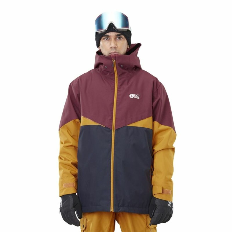 Anorak de ski Picture Stone Bordeaux Homme