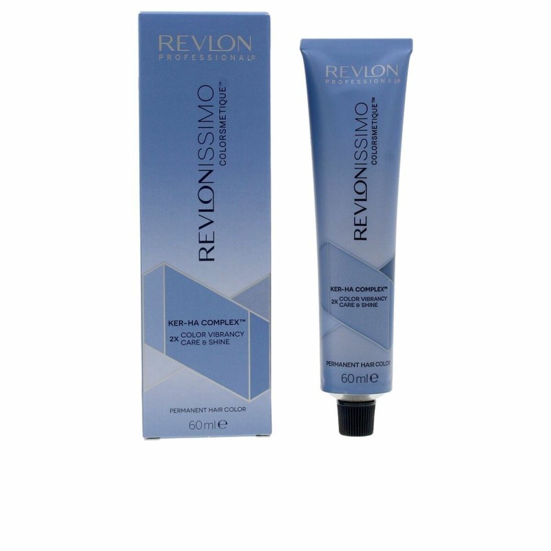 Teinture permanente Revlon Revlonissimo Colorsmetique High Coverage Nº 6.12 Beige 60 ml