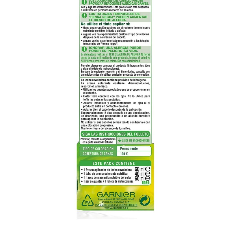 Teinture permanente Garnier Nutrisse Cassis Nº 4,26