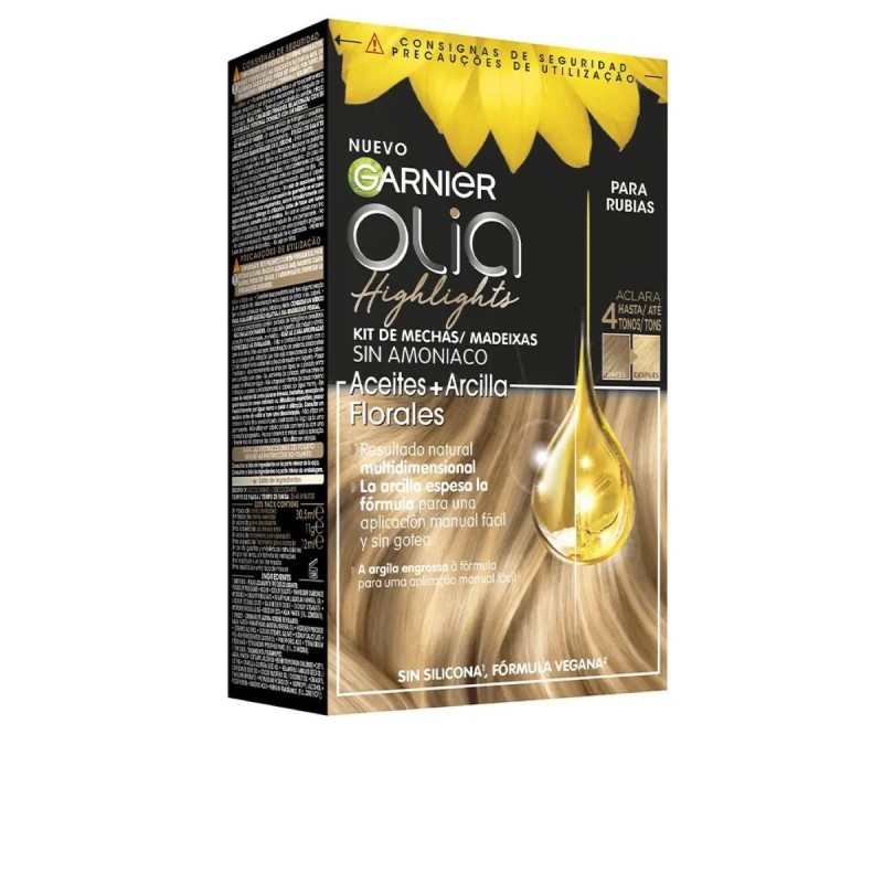 Teinture sans ammoniaque Garnier Olia Blond Mèches