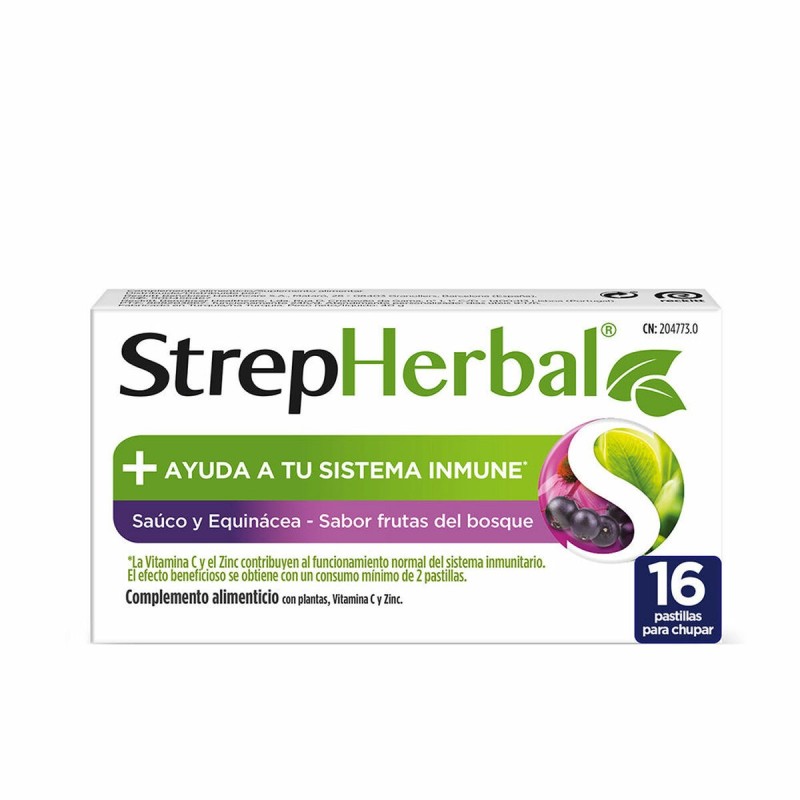 Multinutriments Strepsils Strepherbal Fruits des bois 16 Unités