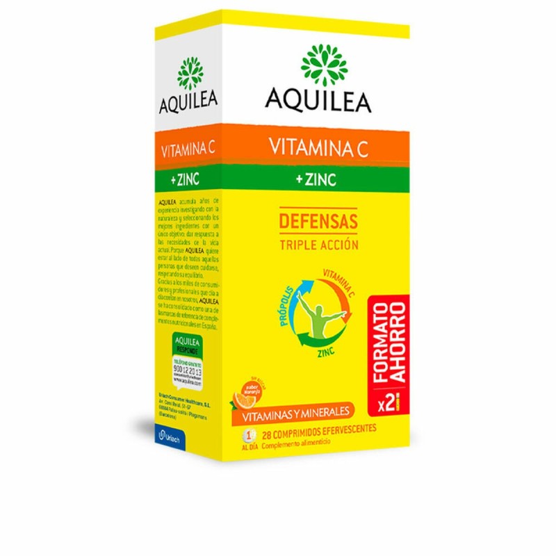 Comprimés Aquilea Vitamina C Zinc (28 Unités)