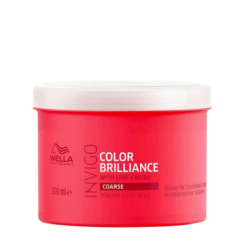 Crème Protectrice de Couleur Wella Invigo Color Brilliance Cheveux épais 500 ml