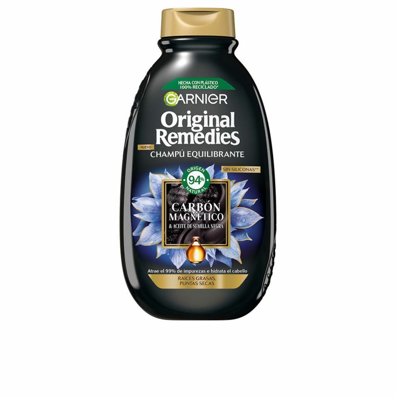 Shampooing Garnier Original Remedies Équilibrante Charbon de bois magnétique (300 ml)