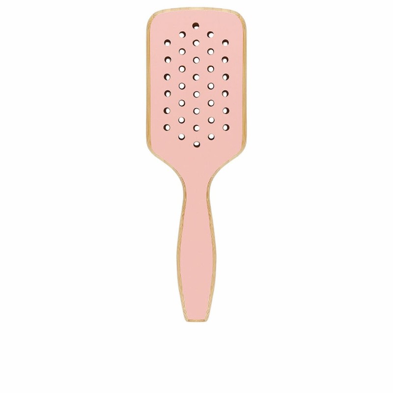 Brosse Démêlante Ilū Bamboom Rose Carré