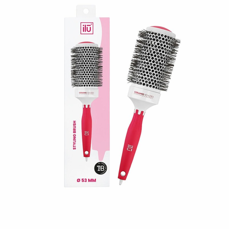 Brosse à coiffer Ilū Styling Rose Céramique Ø 53 mm