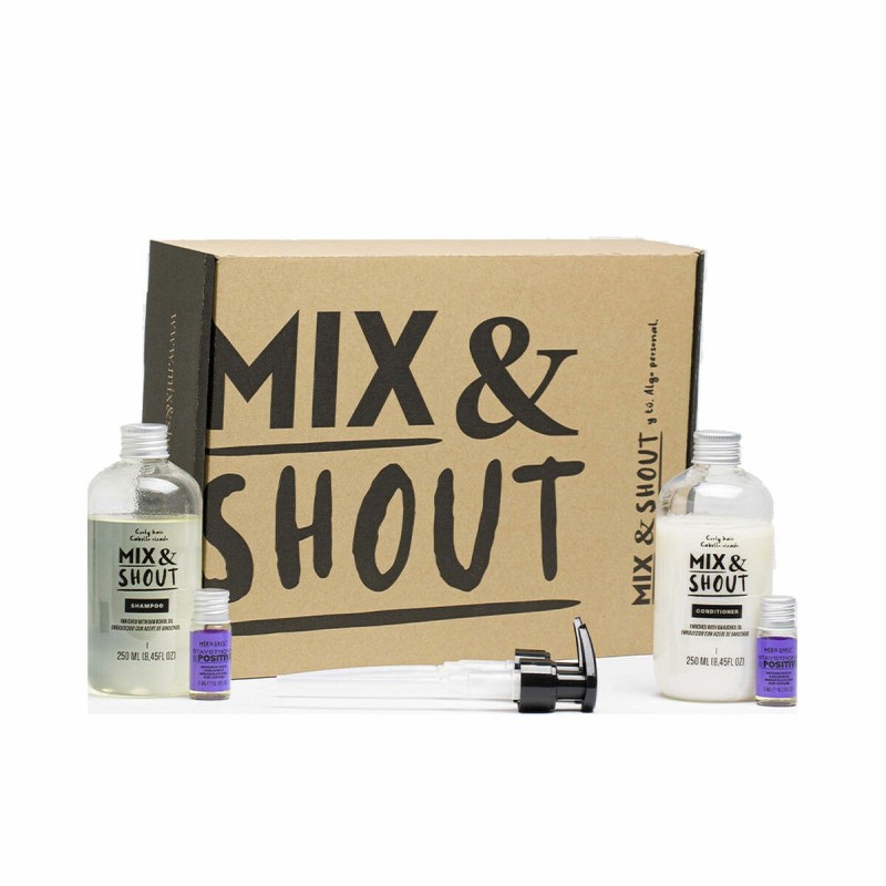 Shampooing Mix & Shout Rutina Rizado Protector Lote 4 Pièces Cheveux bouclés