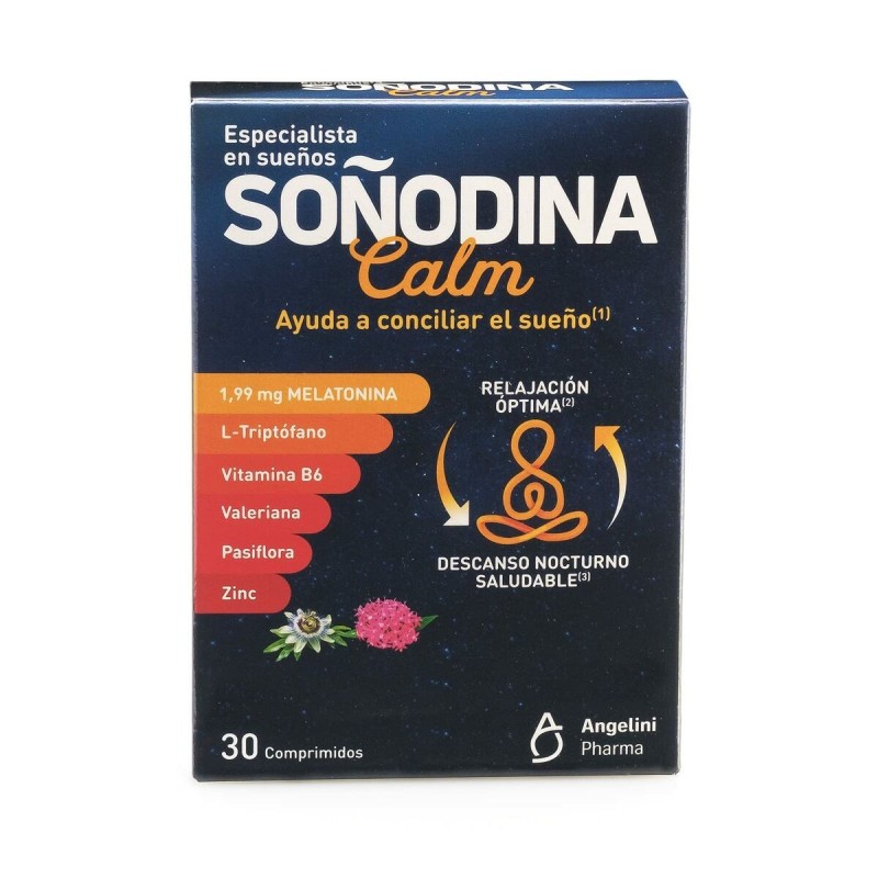 Supplément pour Insomnie Natura Essenziale Soñodina Calm Mélatonine 30 Unités